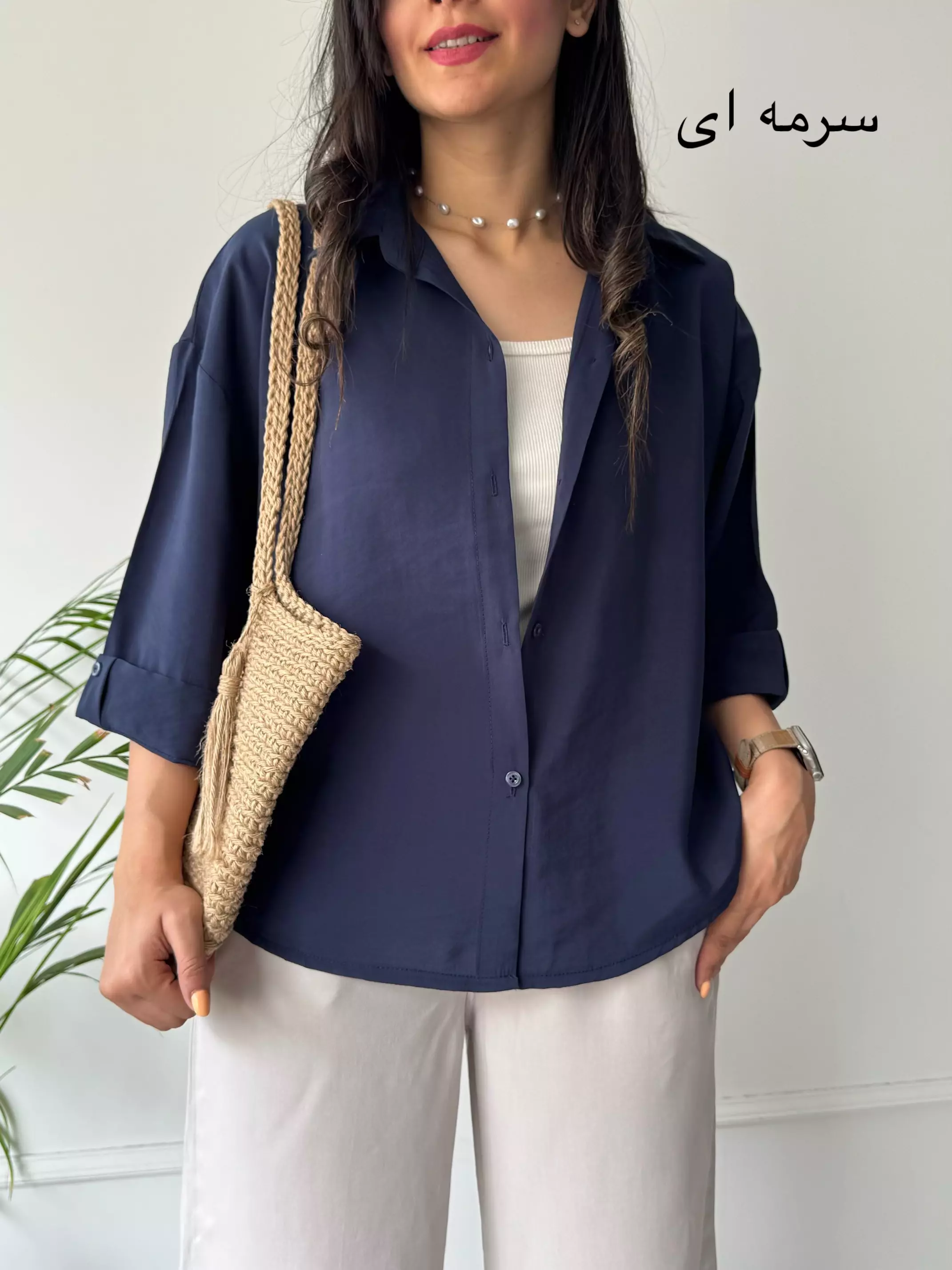 مانتو شومیزی سیلک پریا ( دارای ایراد جزئی )